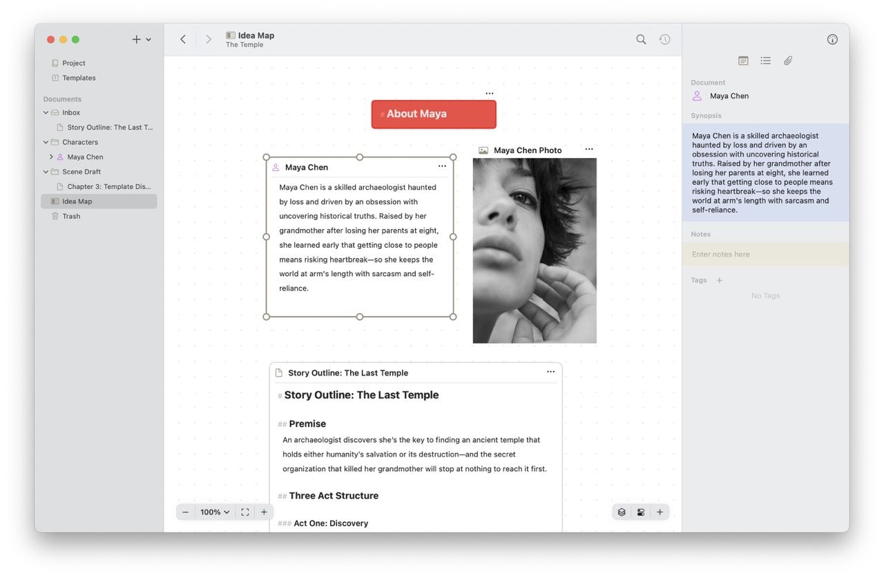 macOS Canvas document