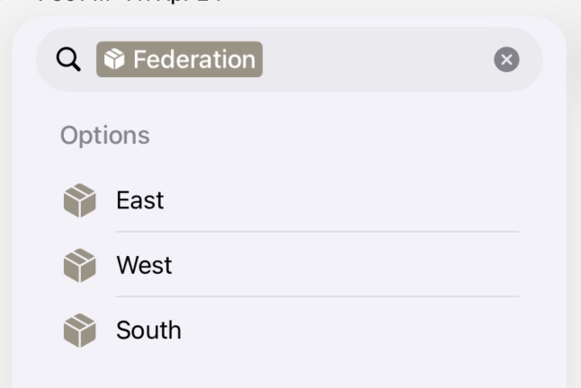 Searching by Metadata Selection Value