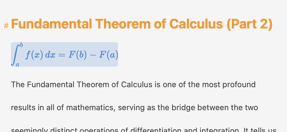 Highlighted Block Equation in Atlas