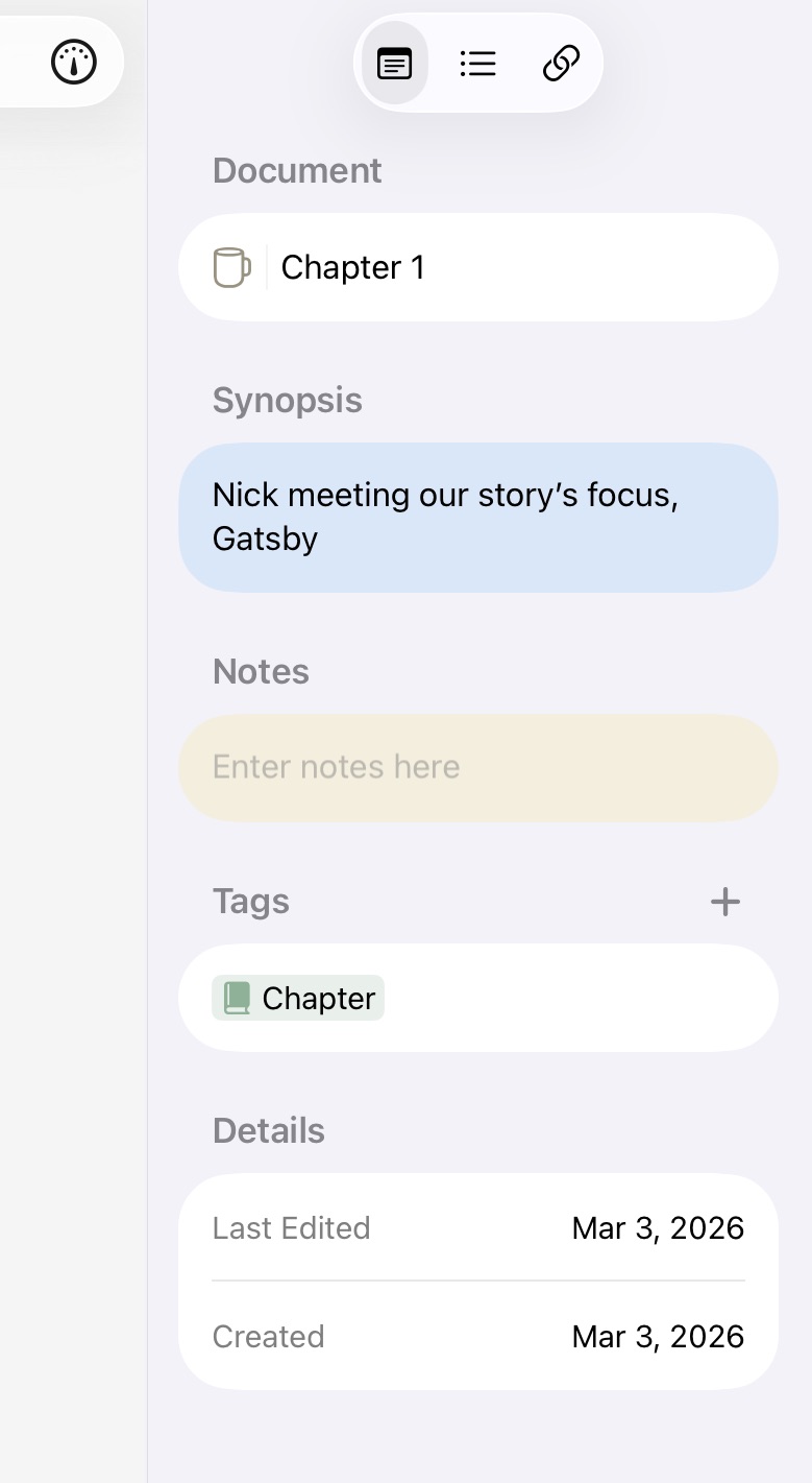 The Inspector on iPadOS