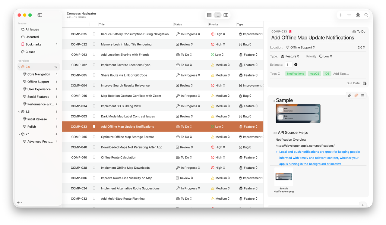 Fox Mac Outline View