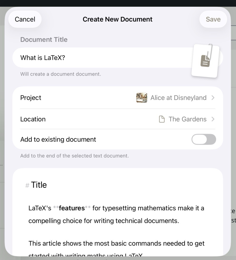 The Share Extension on iOS