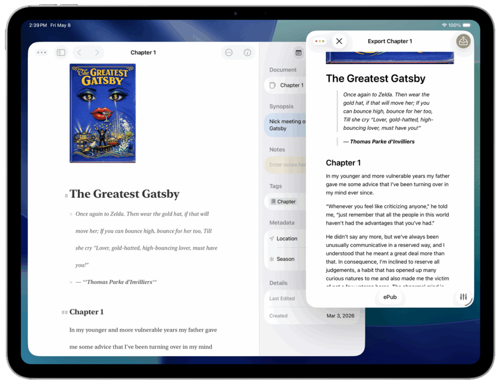 Writing and Publishing in Atlas