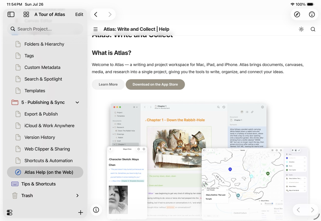A Web Page Document