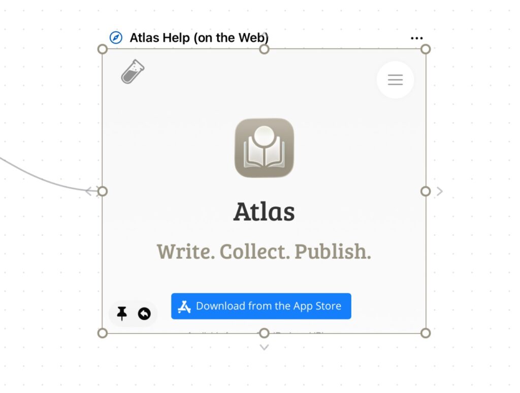 A Basic Web Card on the Canvas