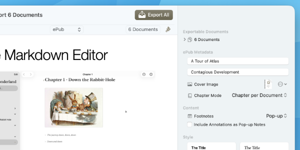 Atlas 1.5: Document Variables, Redesigned Export Tool, Stability & Reliability.