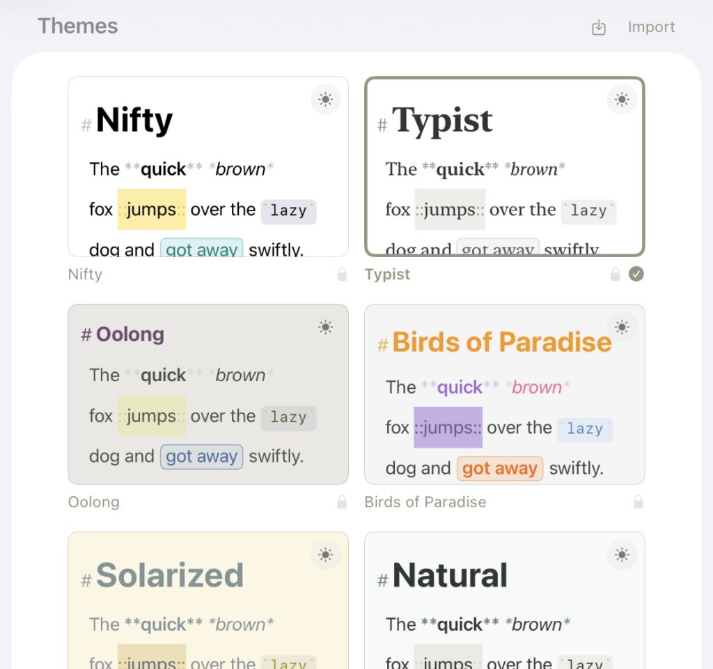 A Customizable Writing Experience with Themes and More