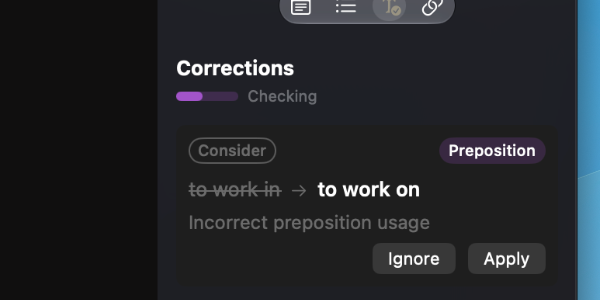 Atlas 1.9: Check Please! Grammar Check.