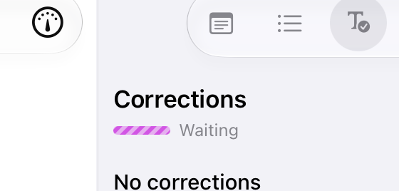 The Grammar Checker loadin' on iPadOS