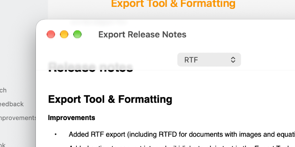 Atlas 1.9.2: Exporting Improvements, Clip Shortcuts, RTF Export