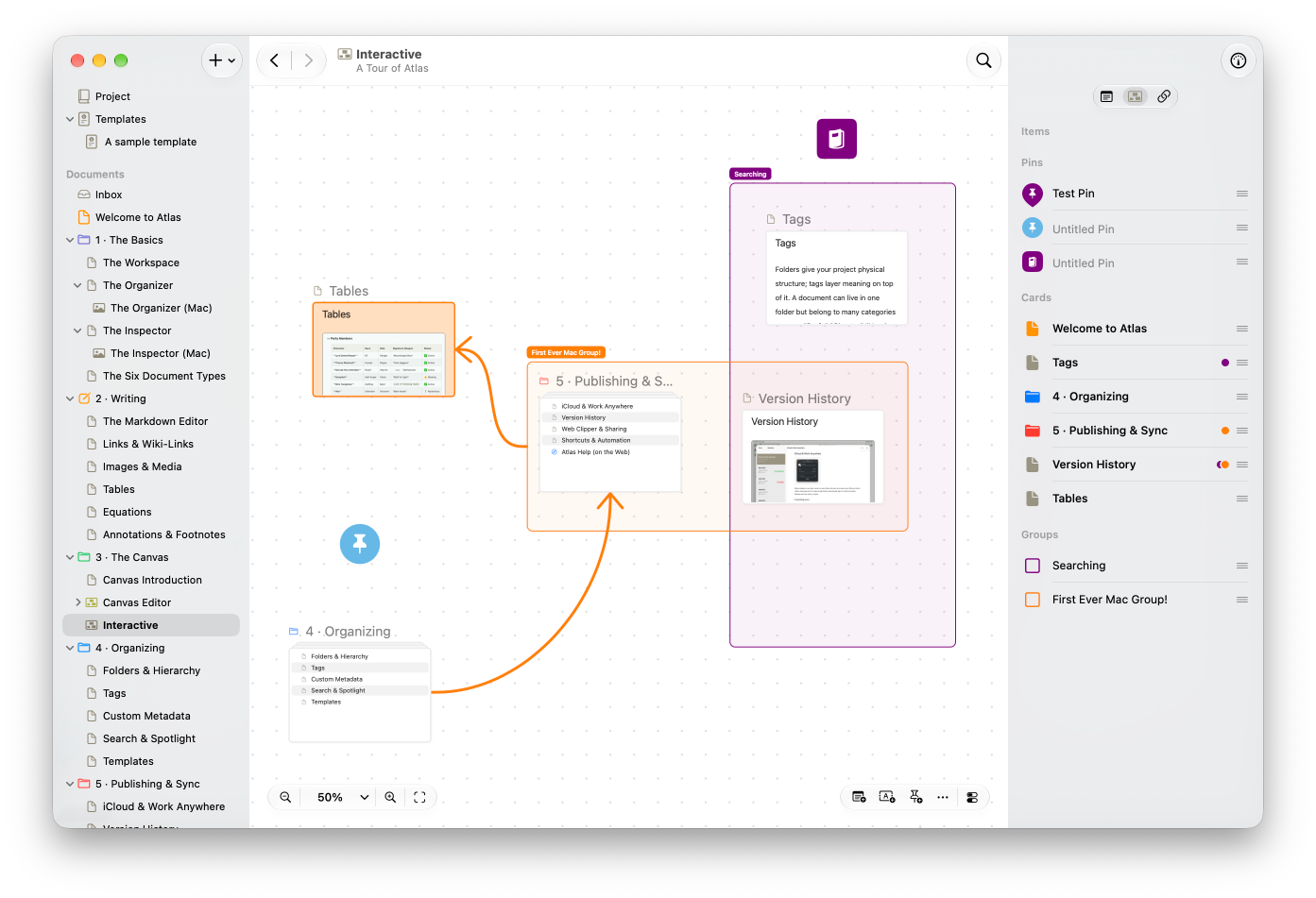 Writing and Publishing in Atlas